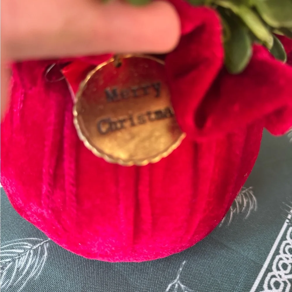 Festive Green and Red Holiday Topiary - Picture 4 of 6